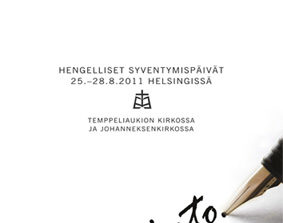 Hengellisten syventymispäivien teema on sovinto