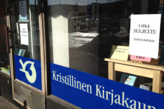 Suomen suurin kristillinen kirjakauppa konkurssiin