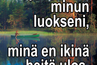 Mainokset vaihtuivat raamatunlauseisiin pääkaupunkiseudun busseissa
