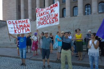 Mielenilmaus Irakin puolesta ei kiinnostanut mediaa