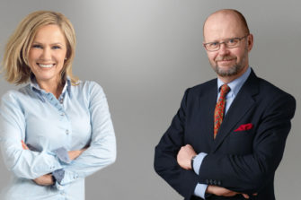 Eija-Riitta Korhola ja Tapani Ruokanen Radio Dein iltapäivään