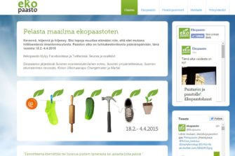 #Ekopaasto haluaa pelastaa maailman paastoamisella