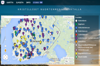 Hakupalvelu etsii kristilliset nuortenmenot kaikkialta Suomesta