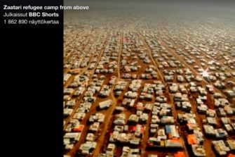 BBC:n video kuvaa loputtomiin jatkuvaa pakolaisleiriä Jordaniassa