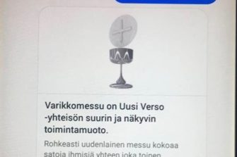 Varikkomessussa kolehdin voi nyt lahjoittaa Messengerissä