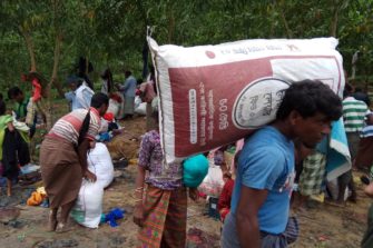 Myanmarista Bangladeshiin paenneita uhkaa nälänhätä