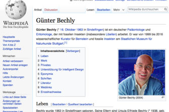 Älykästä suunnittelua kannattavan paleontologin sivu poistettiin Wikipediasta