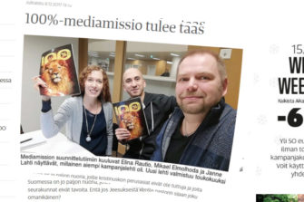 Tubettajat mukana 100%-kampanjassa