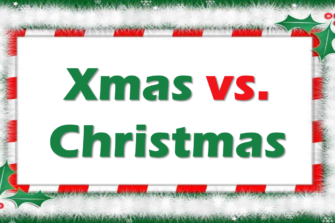 Xmas vai Christmas – onko väliä?