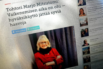 Marjo Mitsutomi avaa hyväksikäytön haavoja auttaaksen muita