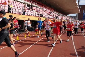 Punapaidat erottuivat Tampere maratonilla