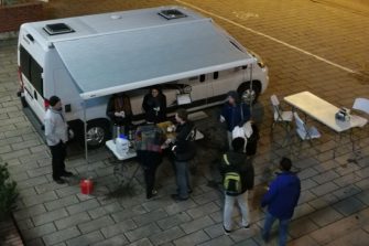 Levähdyspaikka kutsuu kupposelle