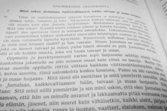 Unohtunut uskonkohta