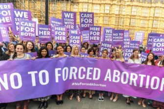 Lontoossa protestoitiin pakkoabortteja vastaan