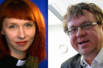 Marjaana Toiviainen ja Pekka Sauri ovat molemmat kokeneet sekä sosiaalisen median arvokkaat että nurjat puolet. Kuva: Harri Lamminsalo ja Mikael Juntunen