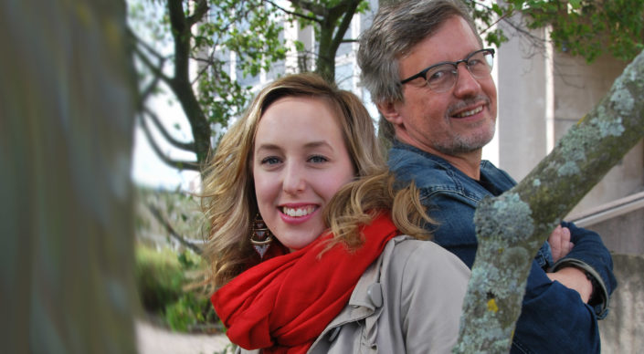 Soulia ja gospelia – tytär Heidi Simelius ja isä Pekka Simojoki. Kuva: Mikael Juntunen