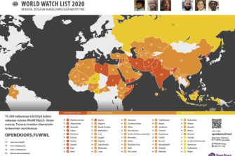 World Watch List 2020 -tutkimus: jo 260 miljoonaa kristittyä kokee vakavaa vainoa – kristittyjen vaino syvenee erityisesti läntisessä Afrikassa ja Kiinassa