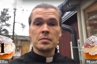 Tarjoile papin laskiaispulla hillotäytteellä – katso video