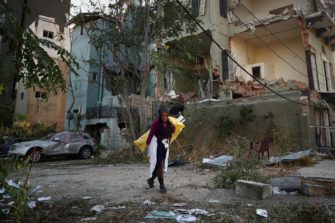 Beirutin räjähdyksen uhrit saavat ruoka-apua