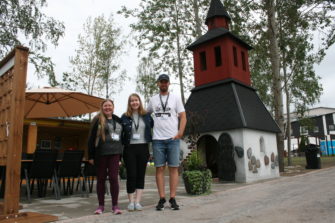 Seurakunta tarjoaa idyllisen virkistäytymis- ja eväspaikan tänään avautuneilla asuntomessuilla