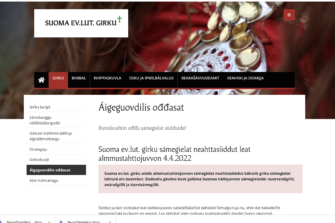 Kirkon saamenkieliset verkkosivut palvelevat kolmella Suomessa puhutulla saamen kielellä