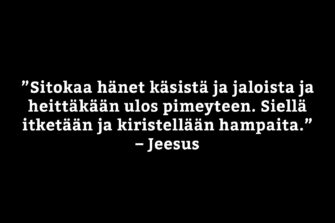 Onko Jumala reilu tuomitessaan toiset kadotukseen?