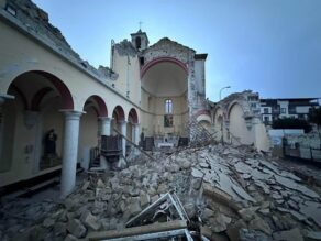 Laajoilla alueilla Turkin kaakkoisosissa ja Syyrian luoteisosissa syntyi suurta tuhoa. Kuva: SAT-7:n arkisto