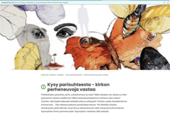 Kirkon perheneuvojat vastaavat parisuhdekysymyksiin Väestöliiton Hyvä kysymys -verkkopalvelussa