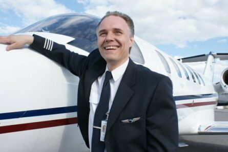 Cessna Citation, jolla Olavi Kumpulainen lensi muutaman vuoden. 2010. Kuva: MAF Suomi / Olavi Kumpulainen