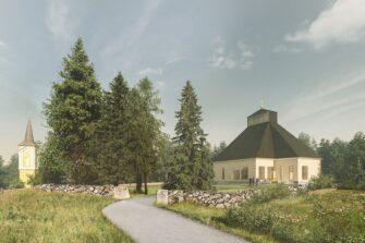 Kiihtelysvaaran kirkon rakentaminen alkaa – viisi vuotta sitten poltetun kirkon paikalle nousee uusi monitoimirakennus