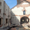 Pommituksissa tuhoutunut kirkko