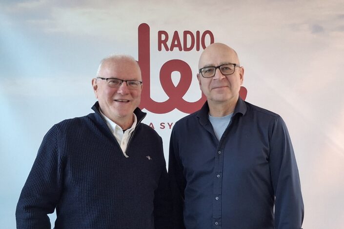 Leif Nummela ja Eero Hyvönen Radip Dein studiossa.