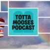 Mosaiikki, jossa omena ja sateenkaari ja teksti Totta Mooses