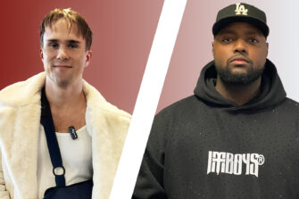 Mieskriisi-podcastin vieras räppäri Jodahe Sabure (oikealla) piti Stagalan haastattelun näkökulmaa vääränä.