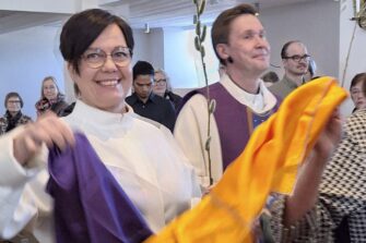 Liisa Länsmans kirkossa.