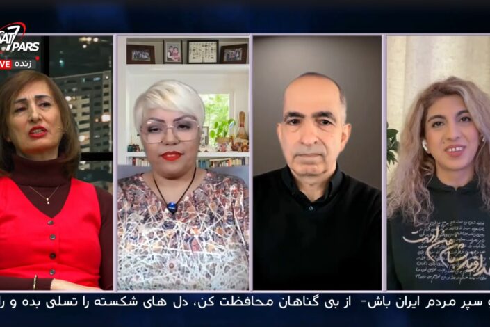 Kuvakaappaus SAT-7 Pars -kanavan suorasta lähetyksestä.