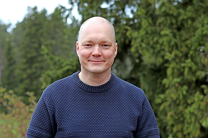 Samuli Virtanen kertoo Johtajan sydämeltä -podcastissa, millaisia ajatuksia kevään kehityskeskustelut ovat hänessä herättäneet. Kuva: SEKLin arkisto