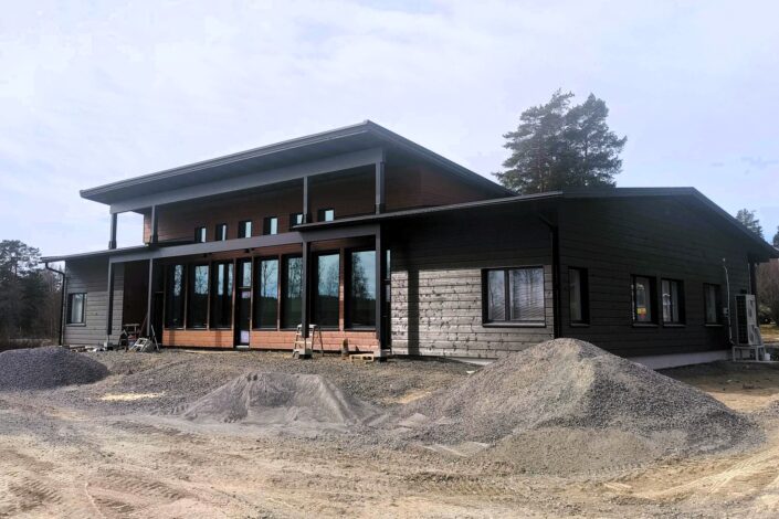 Parikanniemen lastenkodin uusi lastentalo on valmis ja otetaan käyttöön kesällä 2026. Kuva Parikanniemen arkisto.