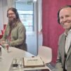 Konsta Happonen ja Mika Poutala Radio Dein studiossa.