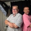 Timoi Soini ja Matti Hernesaho Radio Dein studiossa.